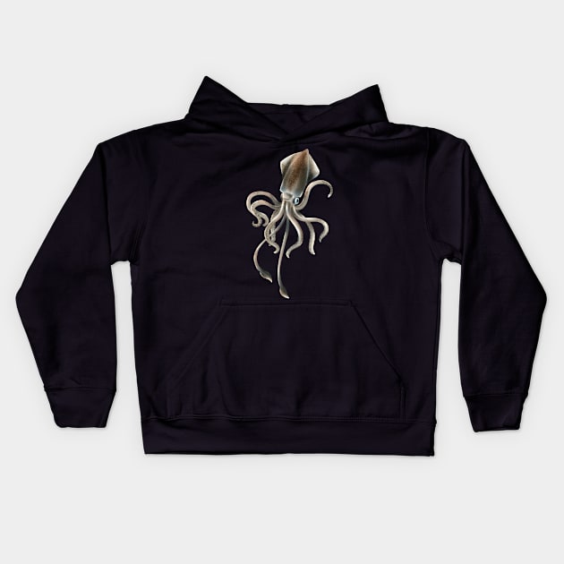 Squid Kids Hoodie by piefanart